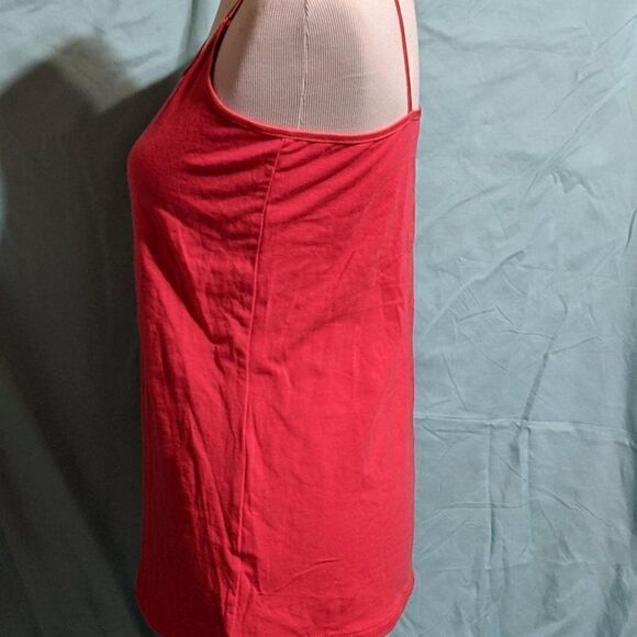 🆕NWT BRIGHT PINK FEMME BY TRESICS ADJUSTABLE SPAGHETTI STRAP TANK - LARGE - Picture 4 of 6